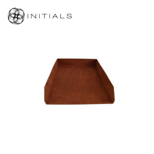 Paper Tray A4 Home Office Leather Cognac