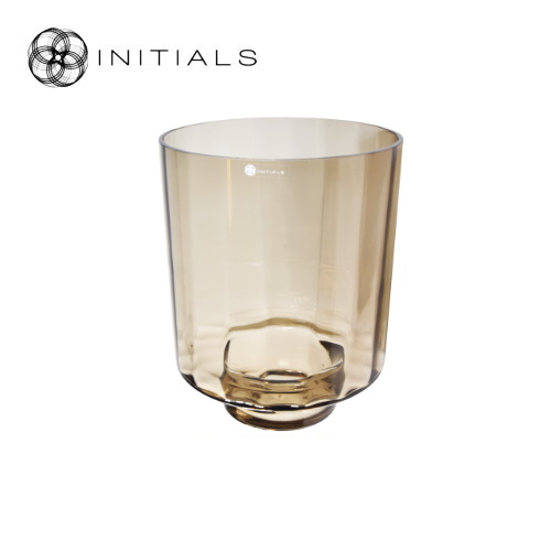 Candleholder Optique Basic Topaz Glass