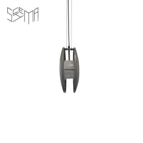 Hanging Lamp Gamboa Hush-Hush Iron Wire Elephant Grey/Light Grey