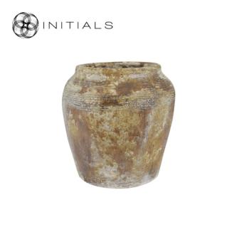 Pot Domus Stone Yellow Ochre