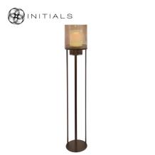 190-311-400 Hurricane Stand Open XL Metallic Brown & Topaz Glass