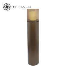 190-311-410 Hurricane Stand Solid XL Metallic Brown & Topaz Glass