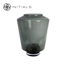 Candleholder Brillant Smoke Glass