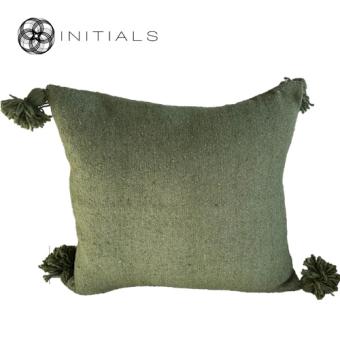 Cushion Tassel Salie Green