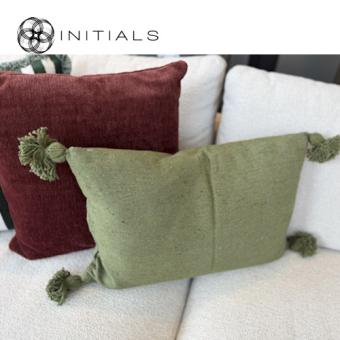 Cushion Tassel Salie Green