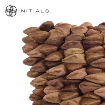 Cushion Cover Pebble Rustic Bronze