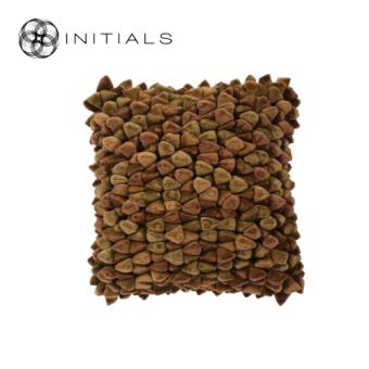Cushion Cover Pebble Rustic Bronze