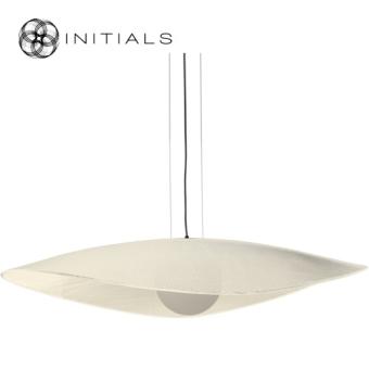 Hanging Lamp Volo Pendant Iron Wire Riff White