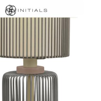 Table Lamp Totem Iron Wire Espresso
