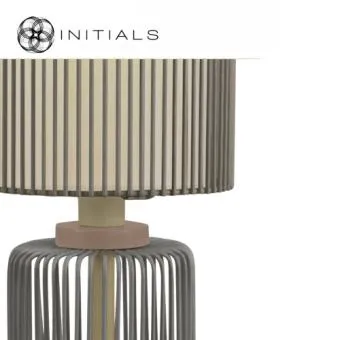 Table Lamp Totem Iron Wire Espresso