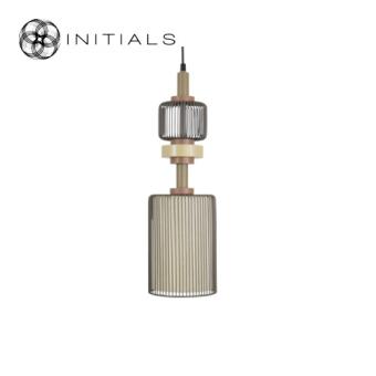 Hanging Lamp Totem Iron Wire Espresso