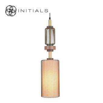 Hanging Lamp Totem Iron Wire Coffee Brown