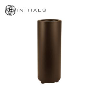 Table Lamp Base Solid Metal Metallic Brown