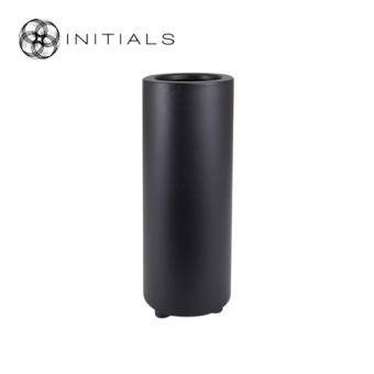 Table Lamp Base Solid Metal Black
