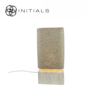Table Lamp Herra Chrono Mocha/Travertin