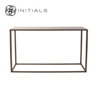 Side Table Broadway Raw Iron Metallic Brown