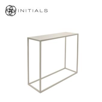 Side Table Metal Ivory