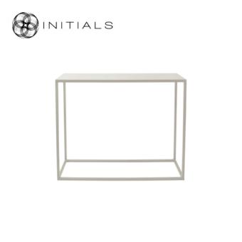 Side Table Metal Ivory