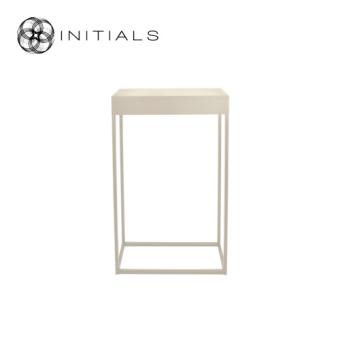 Flower Stand Metal Ivory