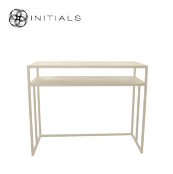 Desk | Side Table 2 Metal Ivory