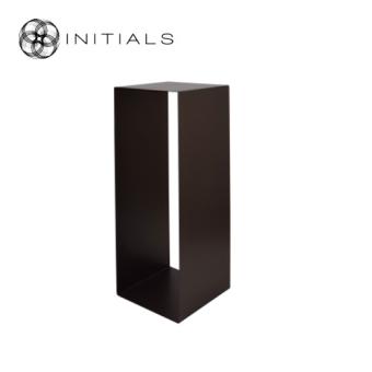 Flower Stand Metal Anodic Brown Square