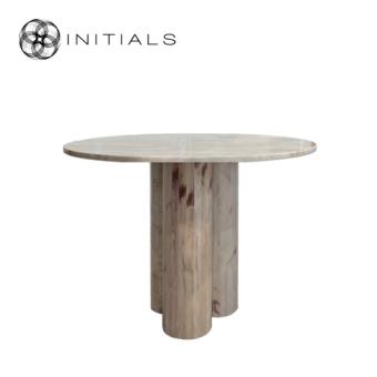 Dining Table Gamma Marble White Rosa