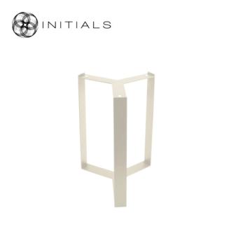 Tri leg Table Frame Metal Ivory