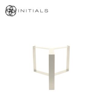 Tri leg Table Frame Metal Ivory