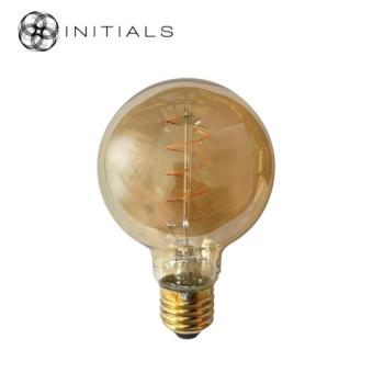 Light Bulb Globe G80 LED Spiral Flame Dimmable