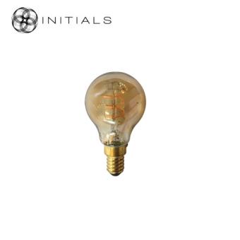 Light Bulb Led Spiral Gold Dimmable E14