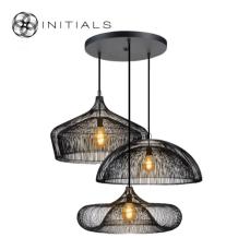 Ceiling Cap for 5 Lights Round Black