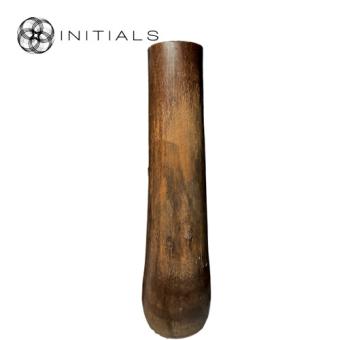 Vase Stretch Palm High Brown