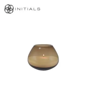 Vase | Candleholder Bol Topaz Glass