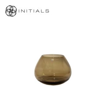 Vase | Candleholder Bol Topaz Glass