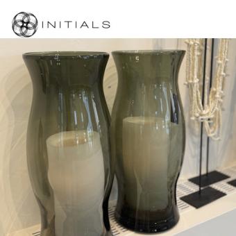 Vase Vela Smoke Glass