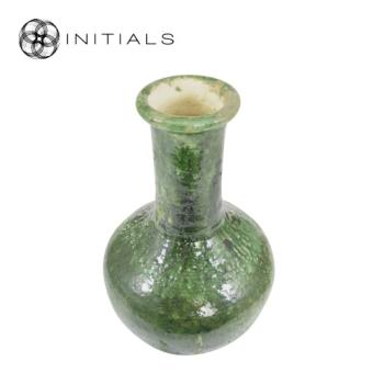 Vase Tamegroute Bol with Neck Green