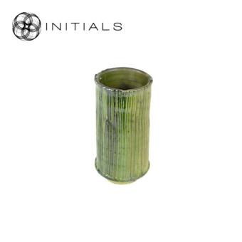 Vase Tamegroute Colonne Green