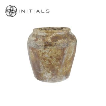 Pot Domus Stone Yellow Ochre