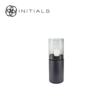 Stand Solid Metal Black Round