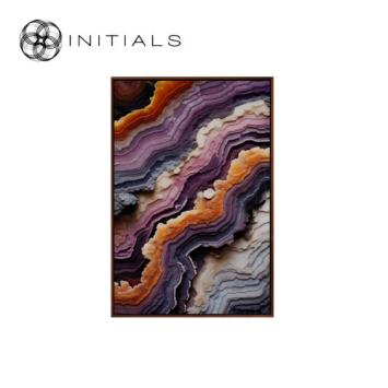 Walldecoration Solina with Wooden Frame