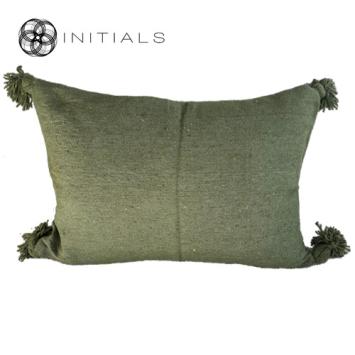 Cushion Tassel Salie Green