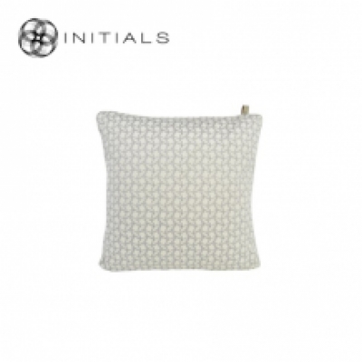 Cushion Geo Pearl White