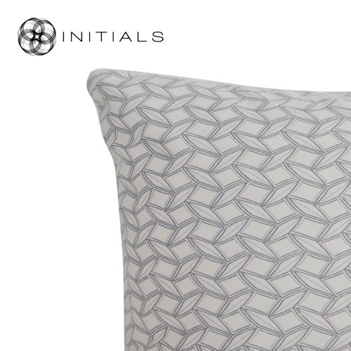 Cushion Geo Pearl White
