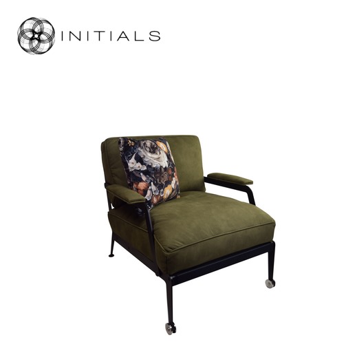 Cushion Ellin Floral Gold