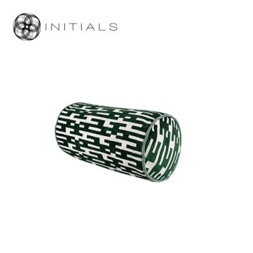 Cushion Roll Teze Geo Moss Green