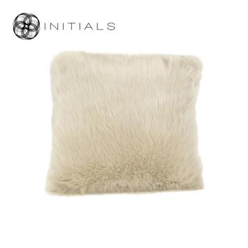 Cushion Kenia Champagne White