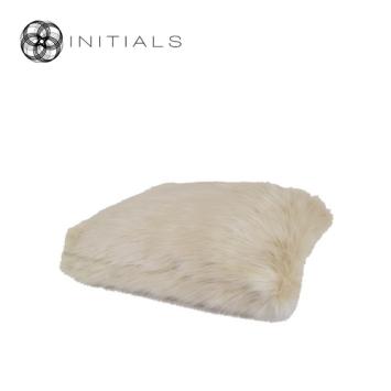 Cushion Kenia Champagne White