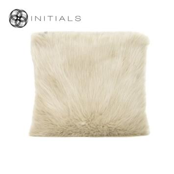 Cushion Kenia Champagne White