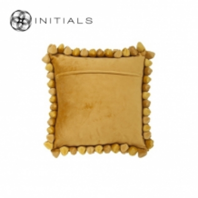 Cushion Cover Pebble Mustard Yellow