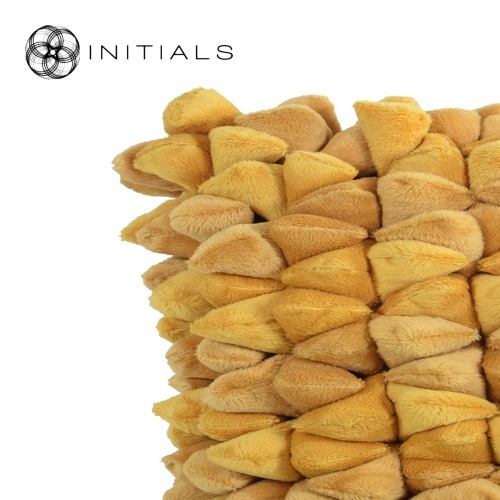 Cushion Cover Pebble Mustard Yellow